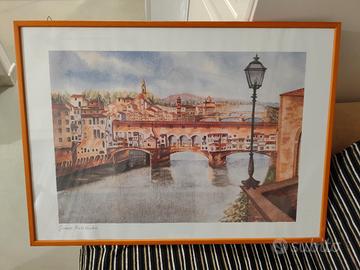 quadro ponte vecchio Firenze