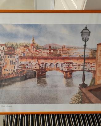 quadro ponte vecchio Firenze