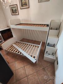 Lettino a soppalco
