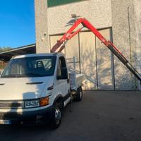 Iveco Daily 35C12 Cassone Fisso + Gru Fassi F28