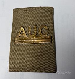 Mostrina spallina grado tubolare AUC Ufficiale Com