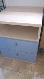 mobiletto con 2 cassetti 