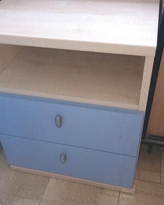 mobiletto con 2 cassetti 