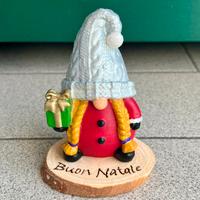 Gnoma natalizia 8 cm realizzata con stampante 3D