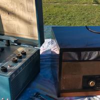 radio d'epoca e gira dischi 