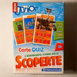 carte quiz sulle Scoperte Clementoni +8 anni usato