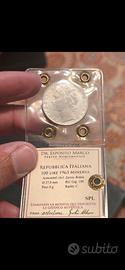 100 lire 1963 periziata