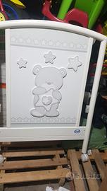 Lettino pali + materasso 2 pz