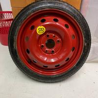 Ruotino ruota di scorta Fiat 4 fori raggio 14