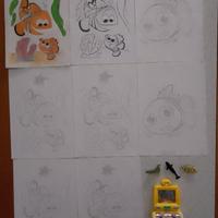 Otto Stampe di Nemo, Giochino &Tre Animali Marini 