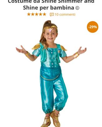 Costume di Carnevale Shimmer and Shine 5/6 anni