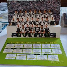 Juventus lotto tre calendari 1989/92 con foto