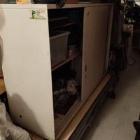 MOBILE SCORREVOLE IN FERRO PER GARAGE