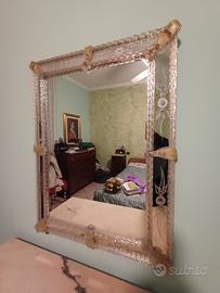 specchio / specchiera veneziana vetro di Murano