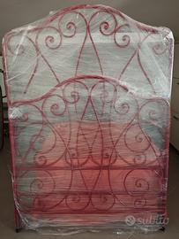 letto singolo in ferro battuto