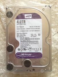 Hard Disk-Western Digital Purple da 4Tb