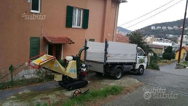 Biotrituratore Cippatore Negri R 225 su Gior 600