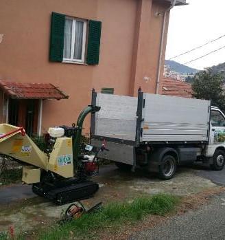 Biotrituratore Cippatore Negri R 225 su Gior 600