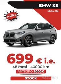 BMW X3 xDrive 20d anno 2025 nuovo