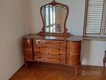 comò con specchiera 