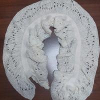 USATO DI QUALITÀ  - SCIARPA PANNA