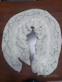 USATO DI QUALITÀ  - SCIARPA PANNA