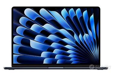 MacBook Air m3 2024 16gb 256 mezzanotte come nuovo