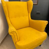 Poltrona ikea gialla