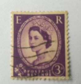 Francobollo Regina Elisabetta II 3D