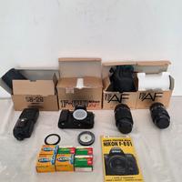 nikon 801 af completa di tutto.