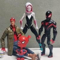 Pack 4  action Figure Anime Spider-verse 