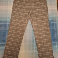 Pantaloni a sigaretta fantasia Glen Check