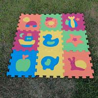 Tappeto Puzzle Bambini - 9 Mattonelle Morbide