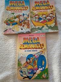 MEGA ALMANACCO. 3pz. Anno 1991.