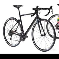 Bicicletta da corsa Van Rysel EDR AF 105 nera