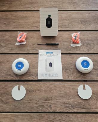 DAYTECH Campanello Wireless  per Anziani e cani