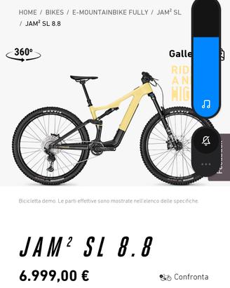focus jam2  sl 8.8