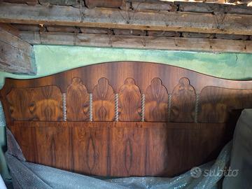Letto in legno del 900