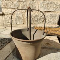 Scaldino antico a carbone in rame – pezzo d’epoca