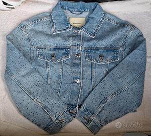 Giubbotto in Denim con brillanti"Taglia M"