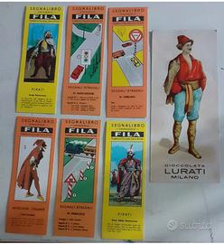 Lotto stock 7 segnalibro Fila - Pirati Cartelli st