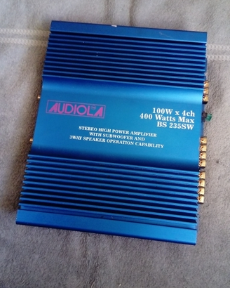 Amplificatore audiola 4canali
