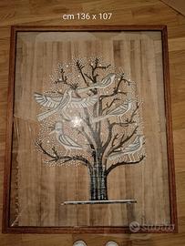 Quadro grande papiro egizio albero della vita 