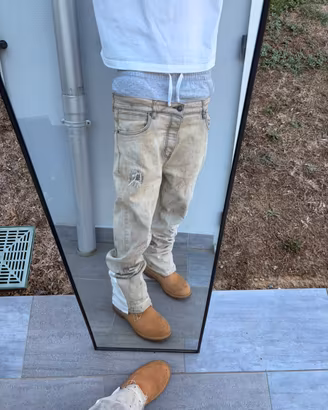 bq Studio Custom Jeans Double waist - 1of1 Beige