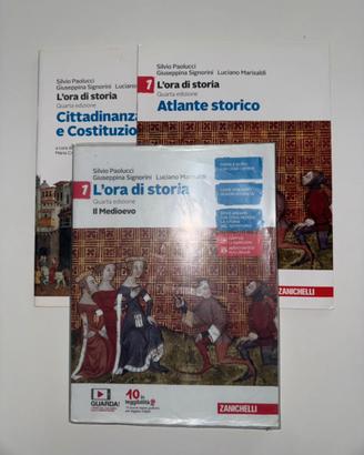 9788808920508 L’ora di storia + Atlan+Cittadinanza