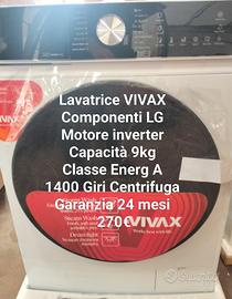 Lavatrice VIVAX 9kg Motore inverter 