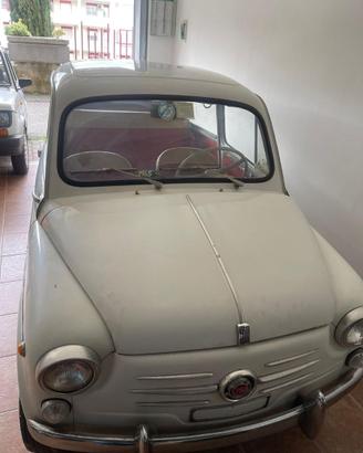 FIAT 600 1963 TUTTA ORIGINALE UNICO PROPRIETARIO