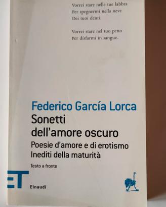 4 libri di poesie Garcia Lorca - Neruda- Verlaine