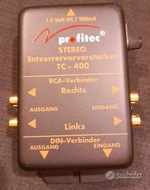preamplificatore giradischi phono tc 400 
