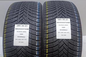 2 GOMME 265 40 21 BRIDGESTONE INV RIF3439